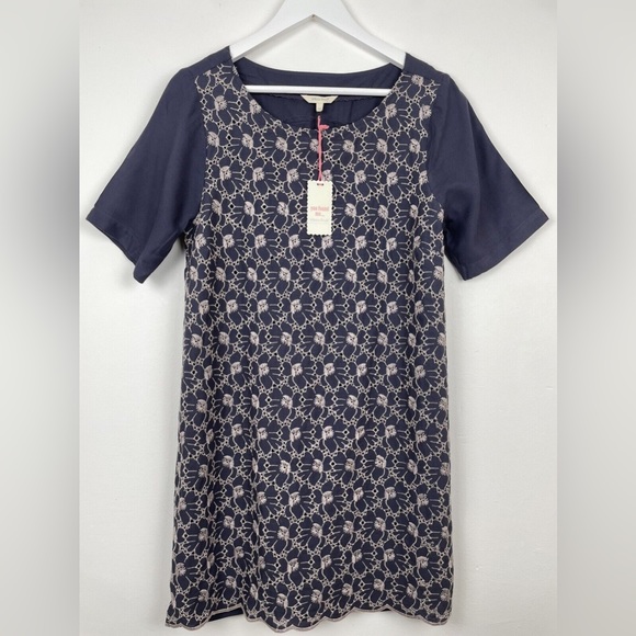 NWT White Stuff Delphinium Tunic Shift Dress Layering UK 12 Floral Embroidered - Picture 4 of 7